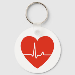 Schlüsselkette für Herzschläge Schlüsselanhänger