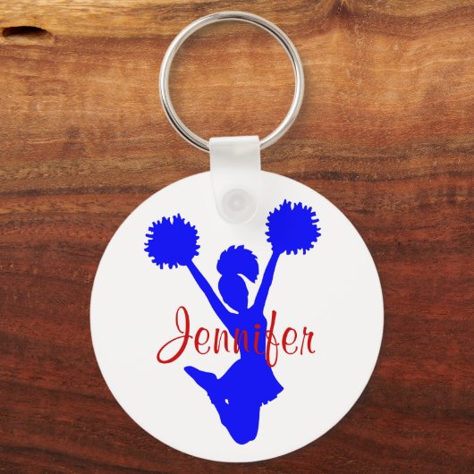 Schlüsselkette für kundenspezifisch blaue Chefköpf Schlüsselanhänger (Vorderseite)