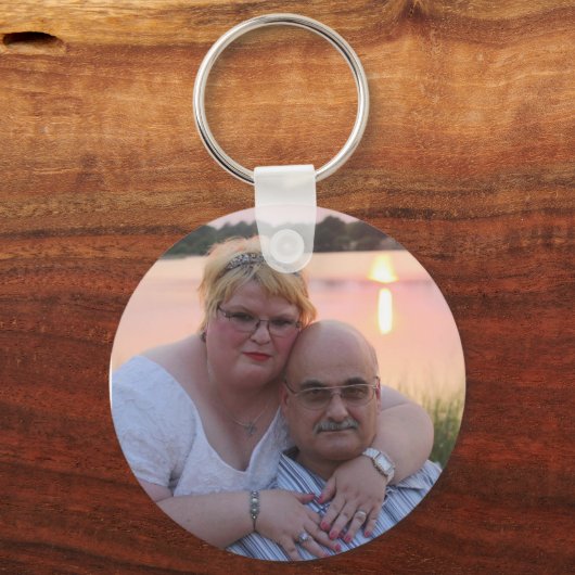 Schlüsselkette für kundenspezifische Foto Schlüsselanhänger (Rückseite)