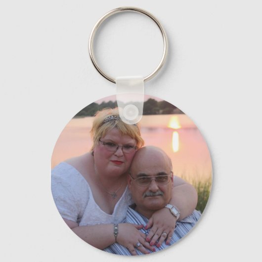 Schlüsselkette für kundenspezifische Foto Schlüsselanhänger (Rückseite)