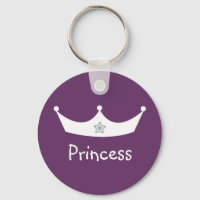 Schlüsselkette für lila Princess