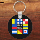 Schlüsselkette für Meeresflaggen Schlüsselanhänger (Vorderseite)