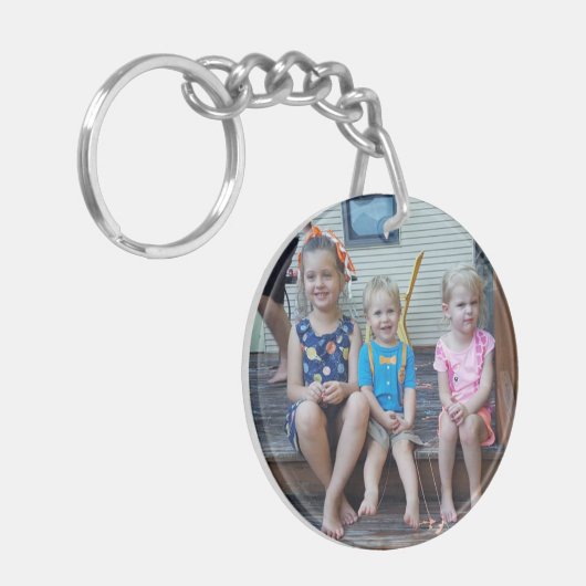 Schlüsselkette für Personalisiertes Foto Schlüsselanhänger (Vorderseite links)
