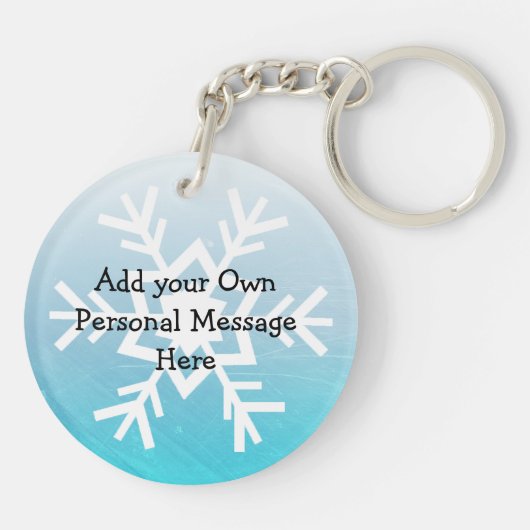 Schlüsselkette für Personalisiertes Foto Schlüsselanhänger (Rückseite)