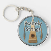 Schlüsselkette für Psaltery Strings Netzwerk-Logos Schlüsselanhänger (Vorderseite)