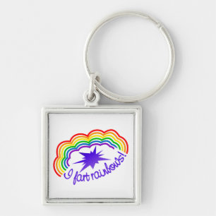 Schlüsselkette für Rainbow-Furzen Schlüsselanhänger