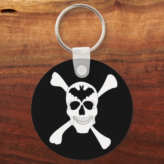 Schlüsselkette für Schädel und Kreuze Schlüsselanhänger (Vorderseite)