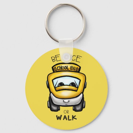 Schlüsselkette für Schulbusfahrer Schlüsselanhänger (Vorderseite)