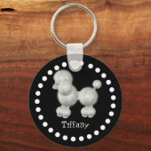 Schlüsselkette für Schwarz und Weiß Schlüsselanhänger (Vorderseite)