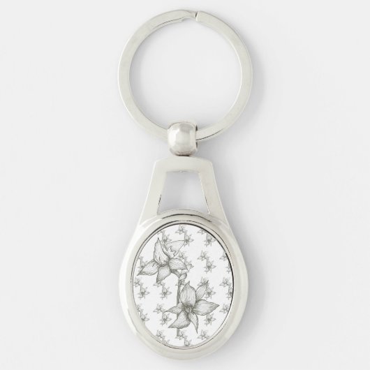 Schlüsselkette für Schwarz und Weiß Schlüsselanhänger (Vorderseite)