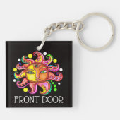 Schlüsselkette für Sun-Gesichter sehen beide Seite Schlüsselanhänger (Rückseite)