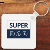 Schlüsselkette für Super Vater Schlüsselanhänger (Rückseite)