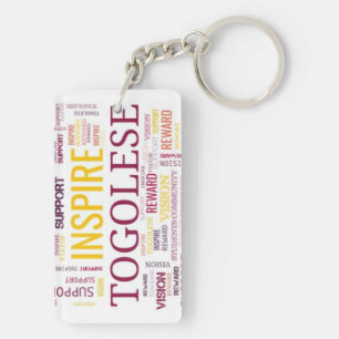 SCHLÜSSELKETTE FÜR TOGOLESISCHE STUDENTEN SCHLÜSSELANHÄNGER