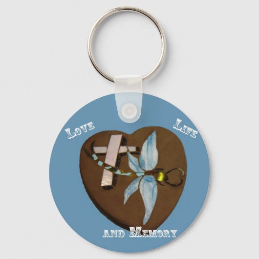 Schlüsselkette für verkettetes Glas Schlüsselanhänger (Vorderseite)