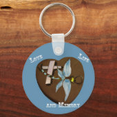 Schlüsselkette für verkettetes Glas Schlüsselanhänger (Vorderseite)