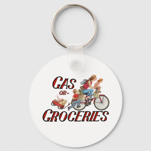 Schlüsselkette Gas oder Lebensmittel Schlüsselanhänger (Vorderseite)