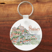 Schlüsselkette Gordes Provence Schlüsselanhänger (Vorderseite)