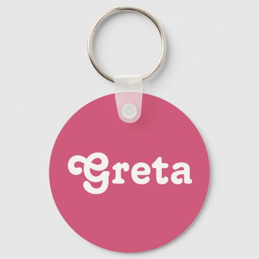 Schlüsselkette Greta Schlüsselanhänger (Vorderseite)