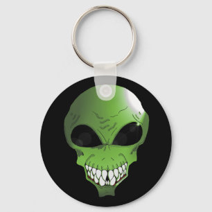 Schlüsselkette grüne Alien Schlüsselanhänger