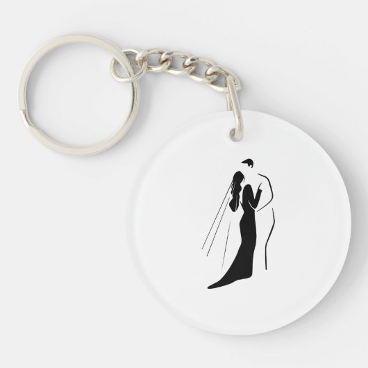 Schlüsselkette - Hochzeit Schlüsselanhänger (Vorderseite)