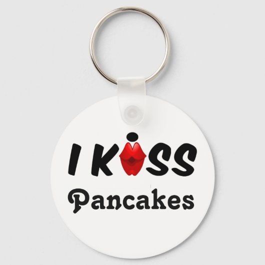 Schlüsselkette I Kiss Pancakes Schlüsselanhänger (Vorderseite)