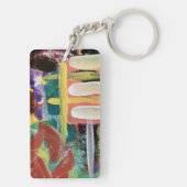 Schlüsselkette im Candywood-Design Schlüsselanhänger (Rückseite)