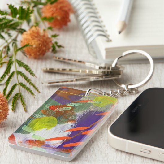 Schlüsselkette im Herbst sinkt das Design Schlüsselanhänger (Vorderseite rechts)