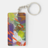 Schlüsselkette im Herbst sinkt das Design Schlüsselanhänger (Rückseite)