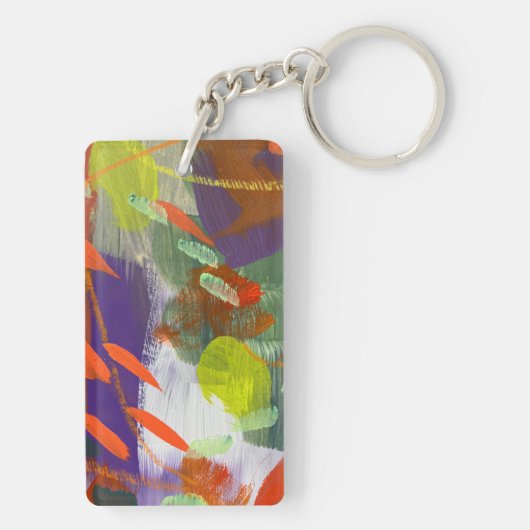 Schlüsselkette im Herbst sinkt das Design Schlüsselanhänger (Rückseite)