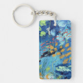 Schlüsselkette im Schwarzfischdesign Schlüsselanhänger (Vorderseite)