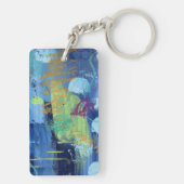 Schlüsselkette im Unterwasserhöhlendesign Schlüsselanhänger (Rückseite)