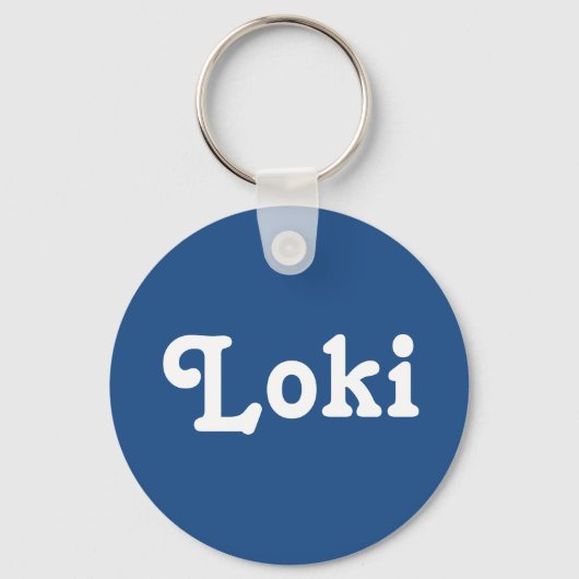 Schlüsselkette Loki Schlüsselanhänger (Vorderseite)