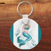 Schlüsselkette Mermaid Schlüsselanhänger (Vorderseite)