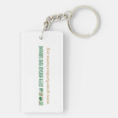 Schlüsselkette mit Baby Sloth, der glaubt, kackte… Schlüsselanhänger (Rückseite)