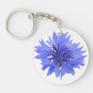Schlüsselkette mit Single-Blumenmuster Schlüsselanhänger