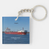 Schlüsselkette Oakglen Schlüsselanhänger (Rückseite)