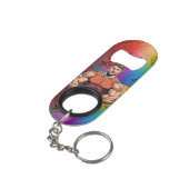 Schlüsselkette öffnen mini flaschenöffner (Rückseite Schrägansicht)