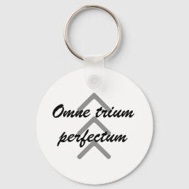 Schlüsselkette "Omne trium perfect tum" Schlüsselanhänger