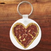 Schlüsselkette Pizza Schlüsselanhänger (Vorderseite)