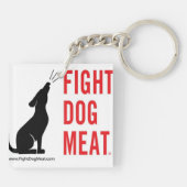 Schlüsselkette, Quadrat Schlüsselanhänger (Rückseite)