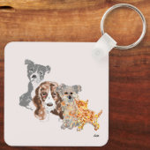 Schlüsselkette: Reisebuddies Schlüsselanhänger (Rückseite)