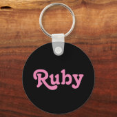 Schlüsselkette Ruby Schlüsselanhänger (Vorderseite)