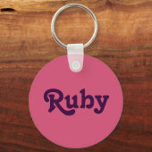 Schlüsselkette Ruby Schlüsselanhänger (Vorderseite)