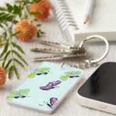 Schlüsselkette /Schmetterlinge Schlüsselanhänger (Vorderseite rechts)