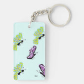 Schlüsselkette /Schmetterlinge Schlüsselanhänger (Rückseite)