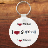 Schlüsselkette SOFTBALL Schlüsselanhänger (Vorderseite)