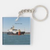 Schlüsselkette Spacrylat Schlüsselanhänger (Rückseite)