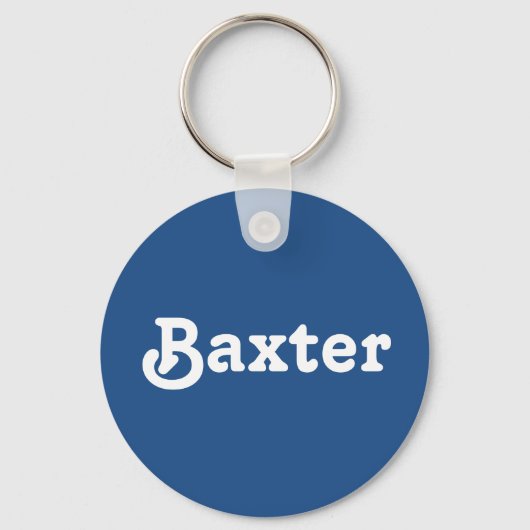 Schlüsselketten-Baxter Schlüsselanhänger (Vorderseite)