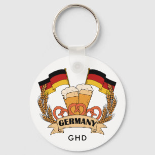 Schlüsselketten des deutschen Monogramms des Schlüsselanhänger