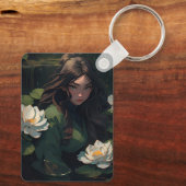 Schlüsselkettenmädel Schlüsselanhänger (Rückseite)